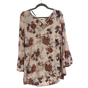Free People Heartbeat Floral Tunic‎ Size M